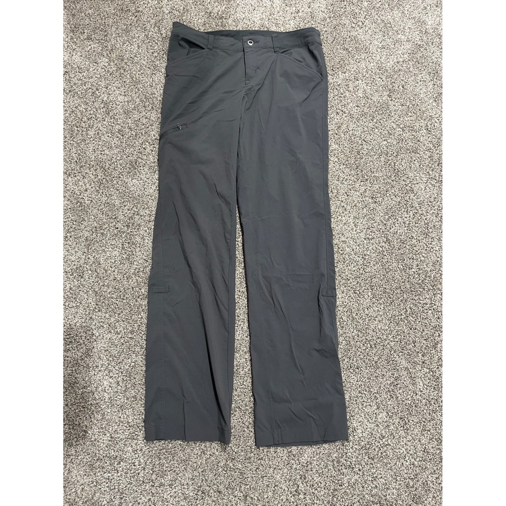 Patagonia Quandary‎ Hiking Pants Womens 8 Grey Straight Leg Stretch Outdoor Trek